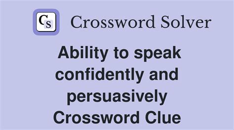 confidently crossword clue|More.